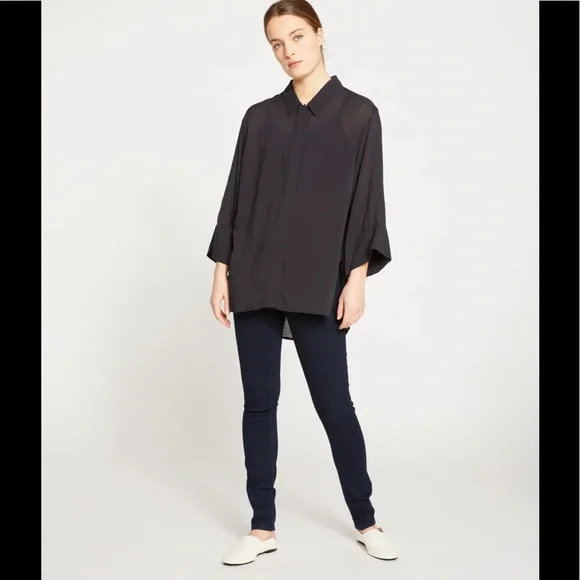 Universal Standard Black Tunic Top - Picture 3 of 14